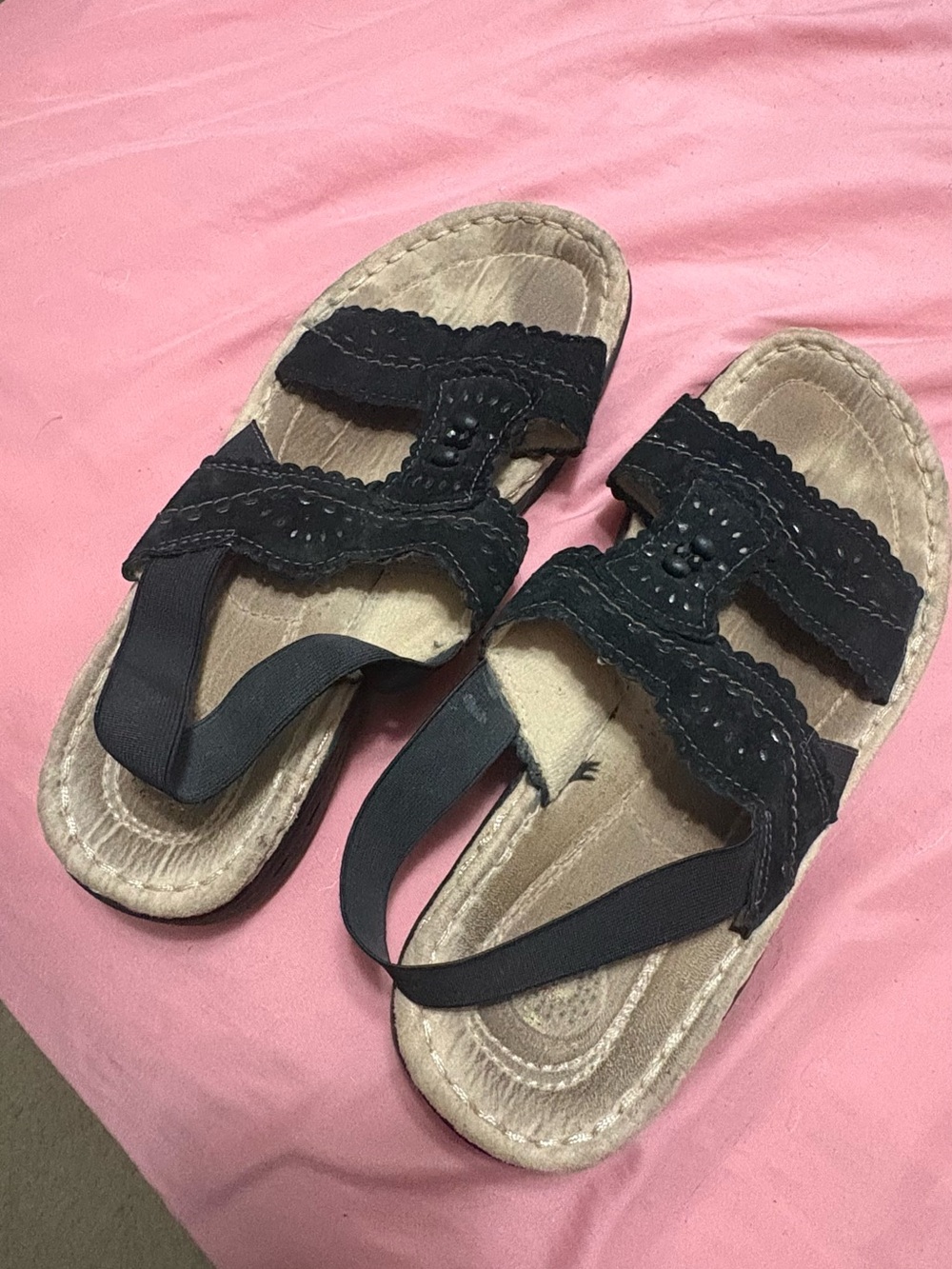 Earth Spirit … Classic Black Women's Slingback Sandals
